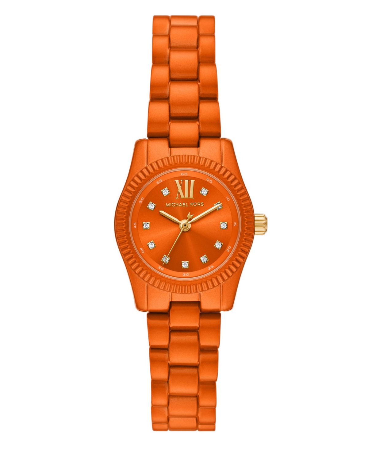 Michael Kors Limited-edition Petite Lexington Orange-tone Watch In Orange