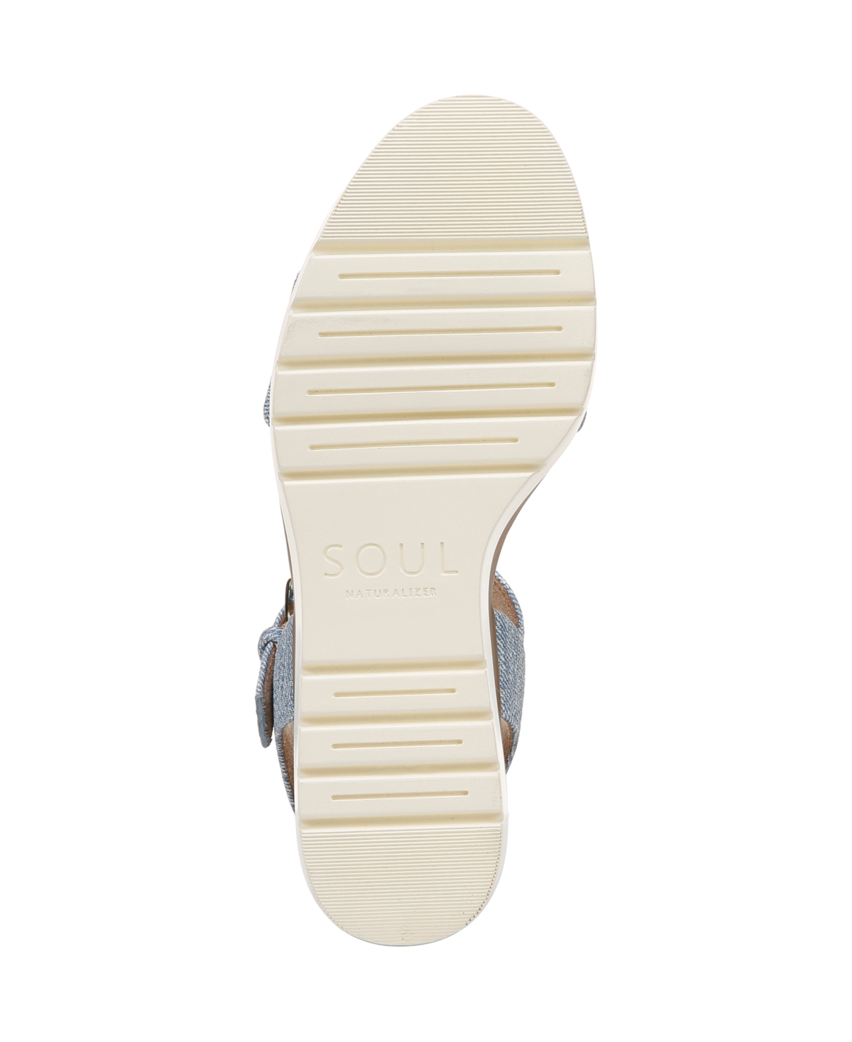 SOUL NATURALIZER WOMEN'S GRACIELA ROUND OPEN TOE WEDGE SANDALS 