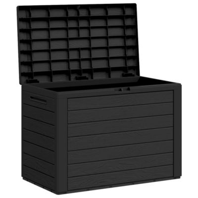 Storage Box Anthracite Polypropylene 30.7x17.3x21.7 in