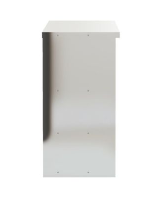 Kitchen Wall Cabinet with Shelves Stainless Steel