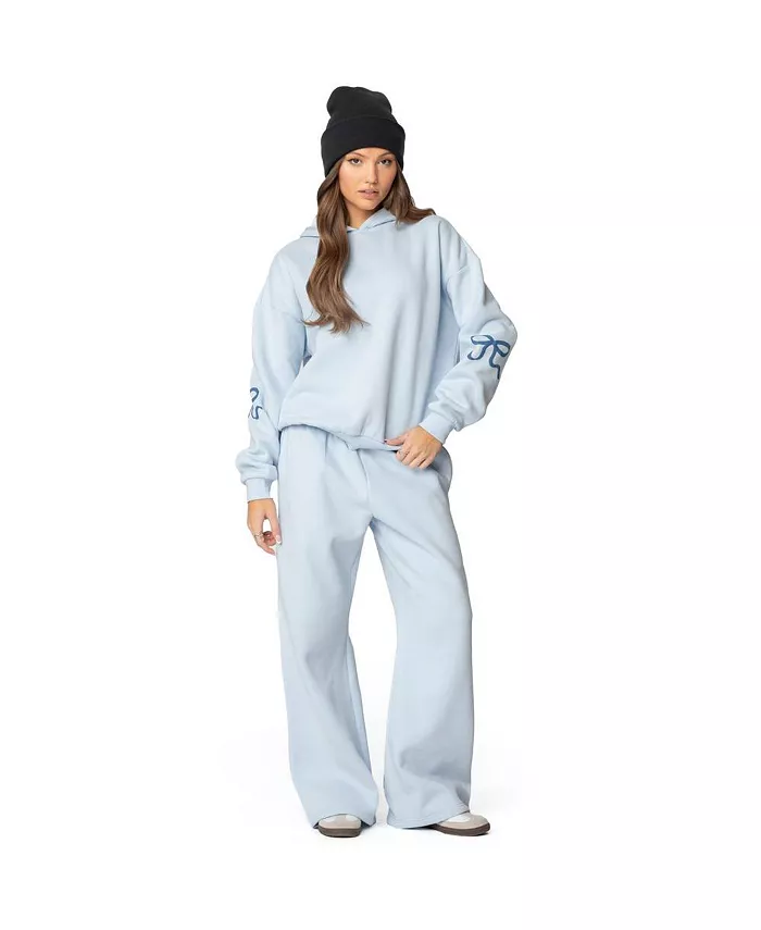 Womens Bonney Bow Detail Hoodie - thumbnail 3