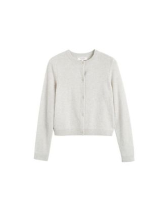 Women's Pure Cashmere Summer Cropped Cardigan