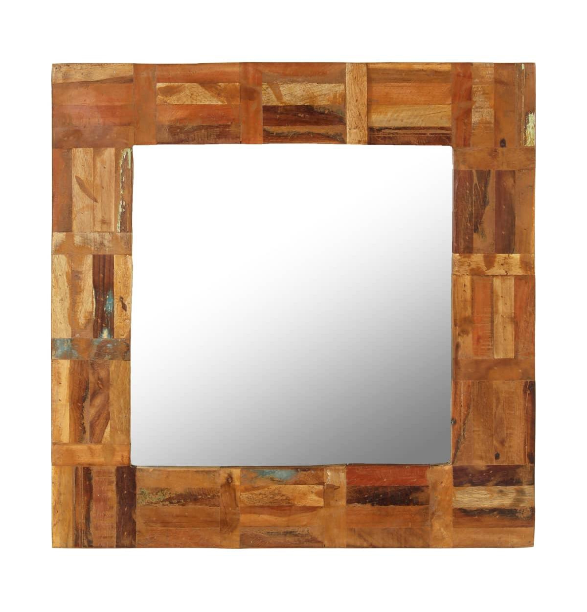 vidaXL Wall Mirror Solid Reclaimed Wood 23.6