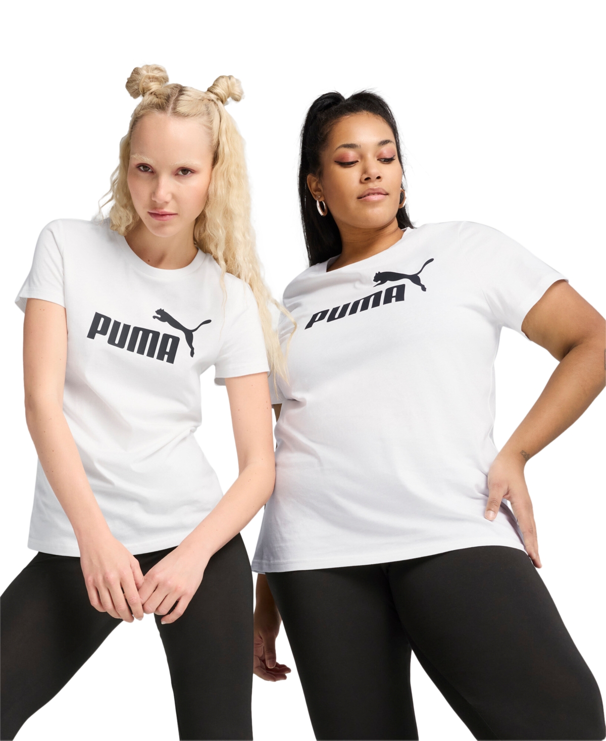 Puma Women's Essential No 1 Logo T-shirt In  White