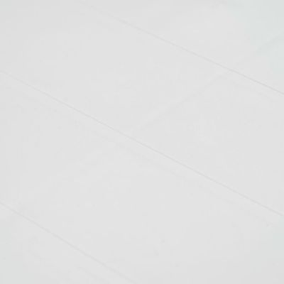 Garden Table White Plastic 31.1 in x 31.1 in Lightweight