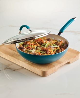 Cucina Ceramic Nonstick 11" Stir Fry Pan with Lid