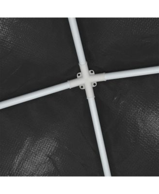 Professional Party Tent 13.1'x13.1' Anthracite 0.3 oz/ft²