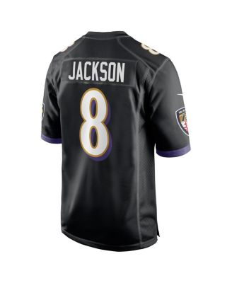 Men's Lamar Jackson Black Baltimore Ravens Alternate Game Jersey