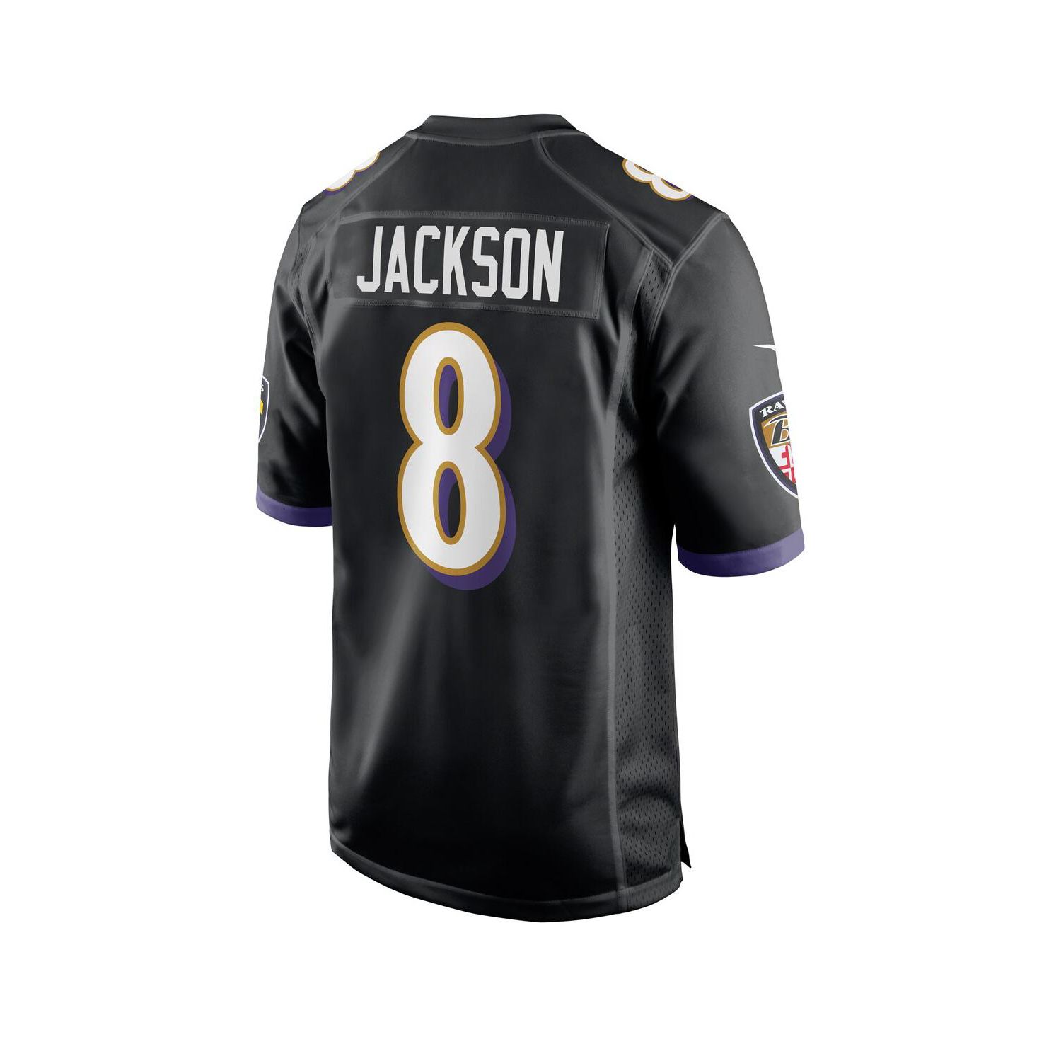 Men's Lamar Jackson Black Baltimore Ravens Alternate Game Jersey