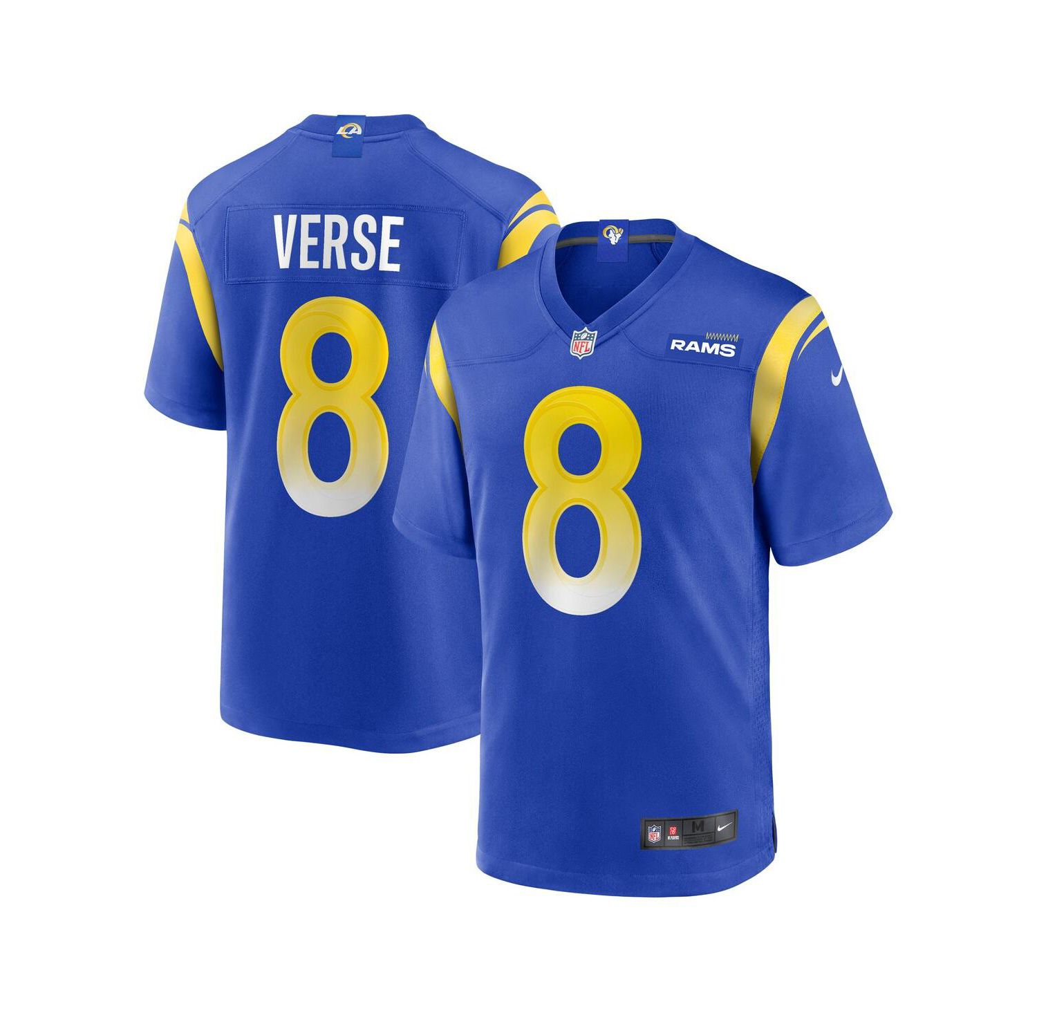 Men's Jared Verse Royal Los Angeles Rams Player Game Jersey