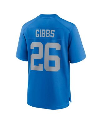 Men's Jahmyr Gibbs Blue Detroit Lions Alternate Game Jersey