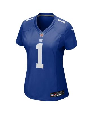 Women's Malik Nabers Royal New York Giants Game Jersey