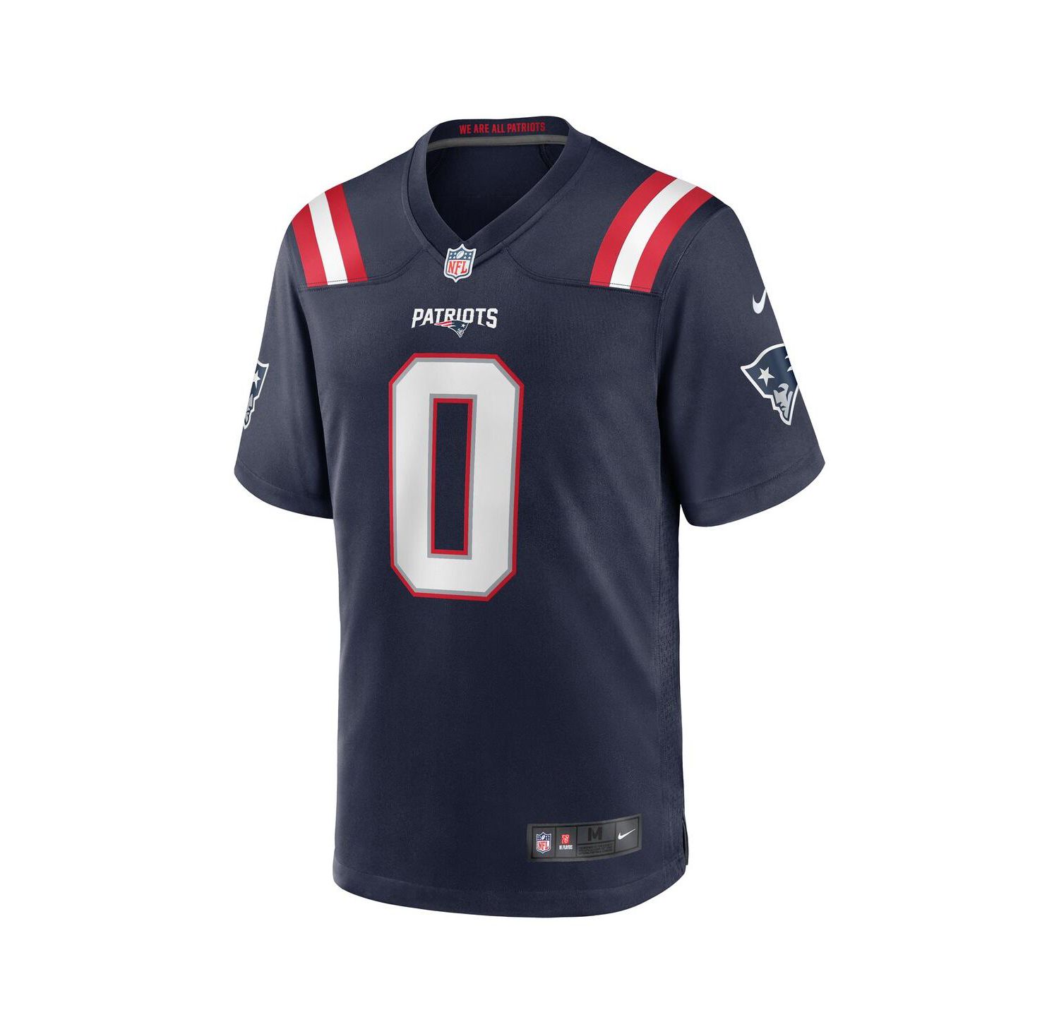 Men's Christian Gonzalez Navy New England Patriots Team Game Jersey
