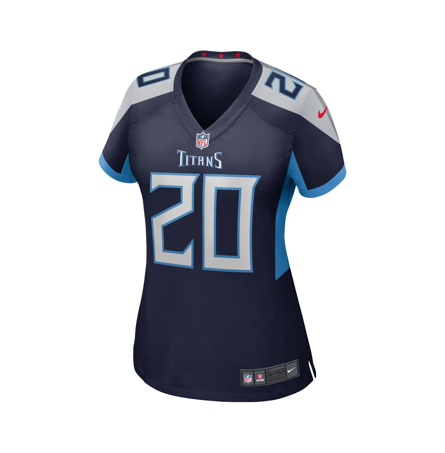 Женский топ Nike Tony Pollard Navy Tennessee Titans Game Player Jersey — фото 3