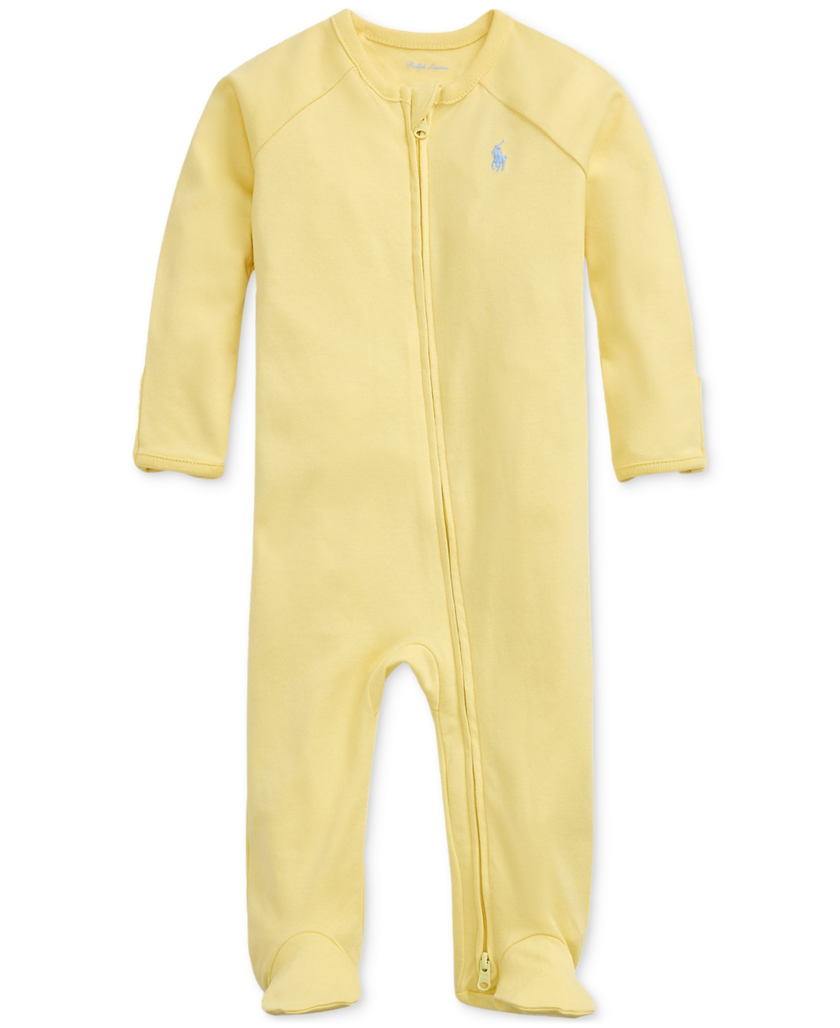Polo Ralph Lauren Baby Cotton Footed Coverall In Yellow