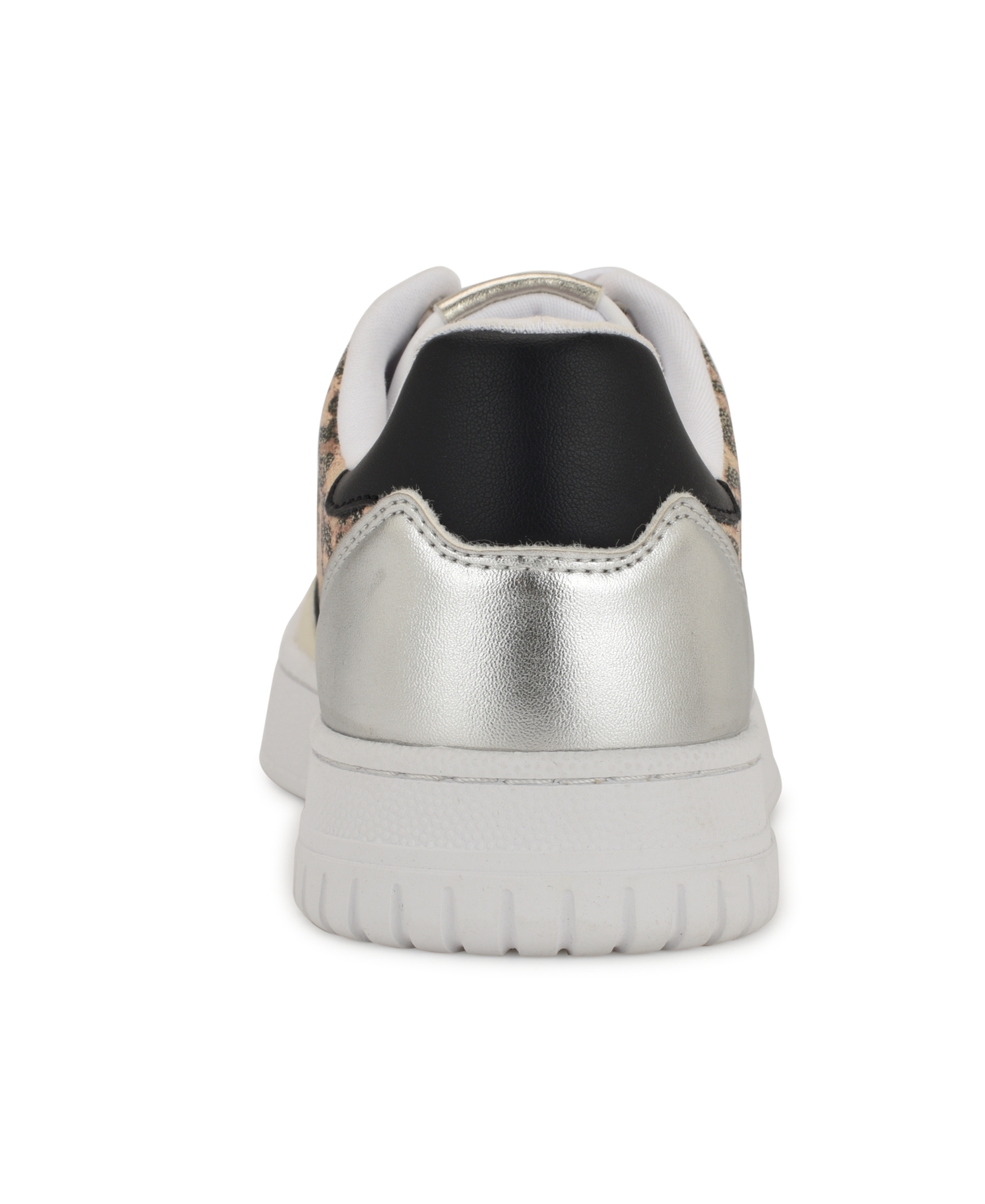 Shop Nine West Women's Nenya Lace-up Sneakers In Gold Leopard Shimmer