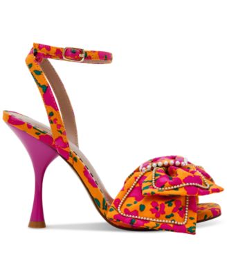 【Betsey Johnson】Delany DELANY GREEN MULTI Lace Up Heels | Women's Heels – Betsey