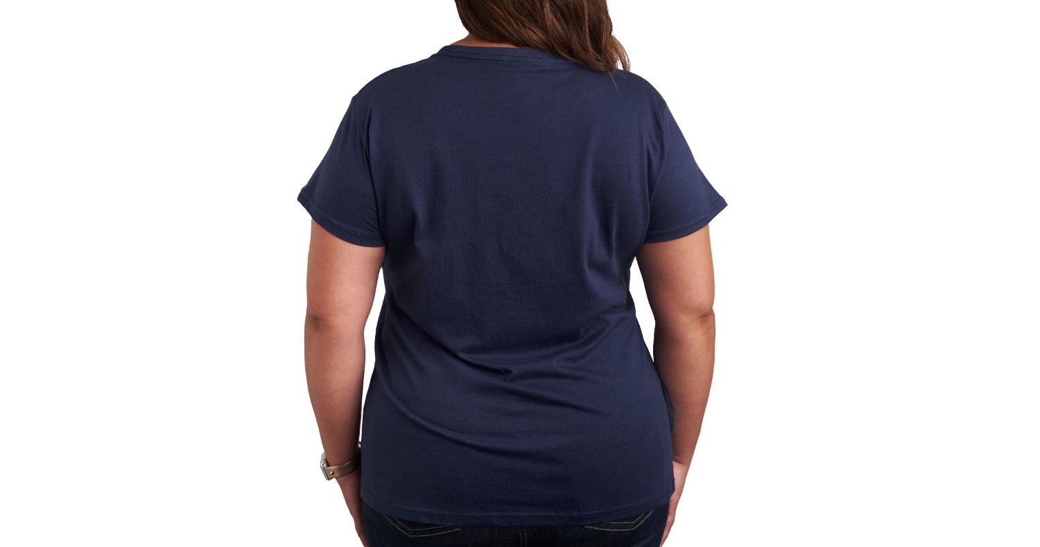 Plus Size Trendy Retro Lucky Graphic Crew Neck T-Shirt