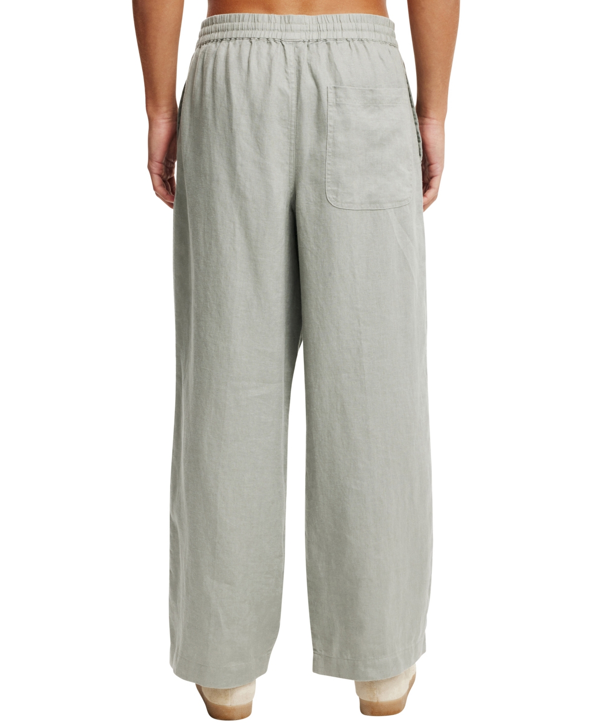 COTTON ON MEN'S SUPER BAGGY LINEN PANT 