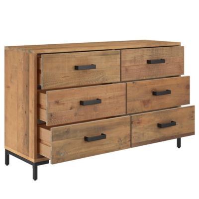 Solid pinewood, Engineered wood, Metal Medium Sideboard
