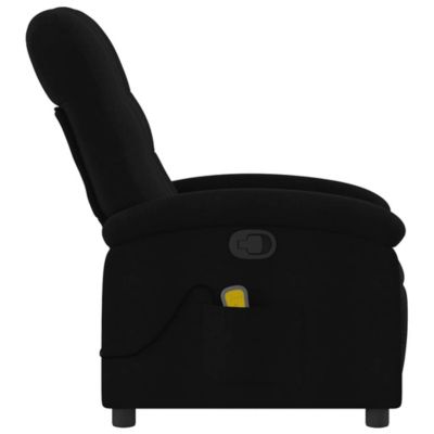 Modern Massage Recliner Chair with Adjustable Backrest, USB-Powered Vibration, and Breathable Fabric Upholstery