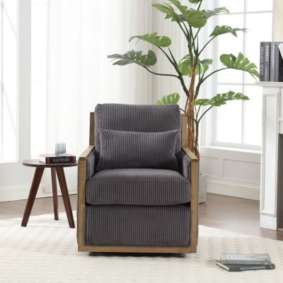 Cozy Swivel Barrel Chair