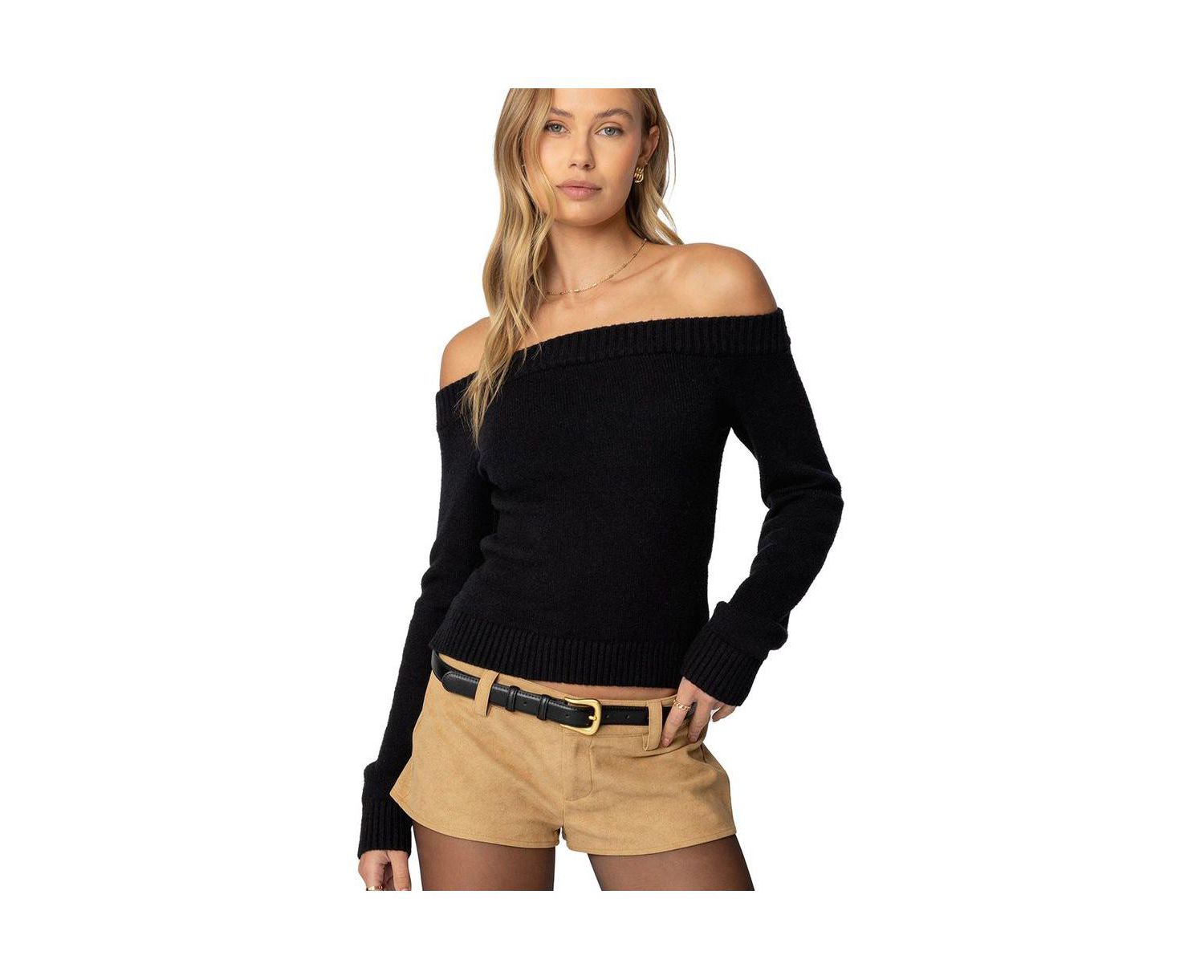 Women's Elona Off Shoulder Knit Top