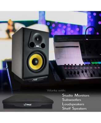 Sound Dampening Speaker Riser, Studio Acoustic Isolation Platform, 7.5" x 9.1", Up to 44.6 lbs