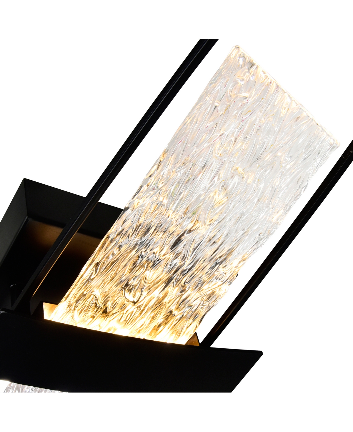 Cwi Lighting 26" Metal Guadiana Integrated Led Wall Light In Black