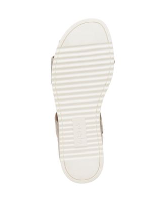 Women's Zoom Round Open Toe Crisscross Wedge Sandals