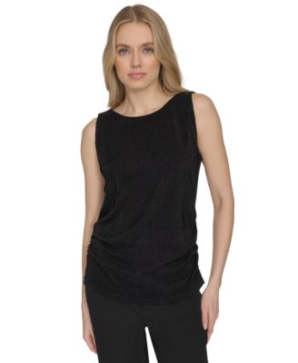 Calvin Klein - Women's Sparkle Ribbed V-Neck Camisole