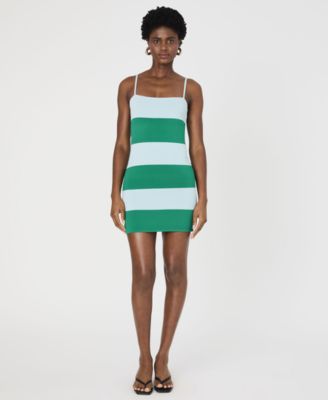 French Connection - Women's Bodycon Striped Mini Dress