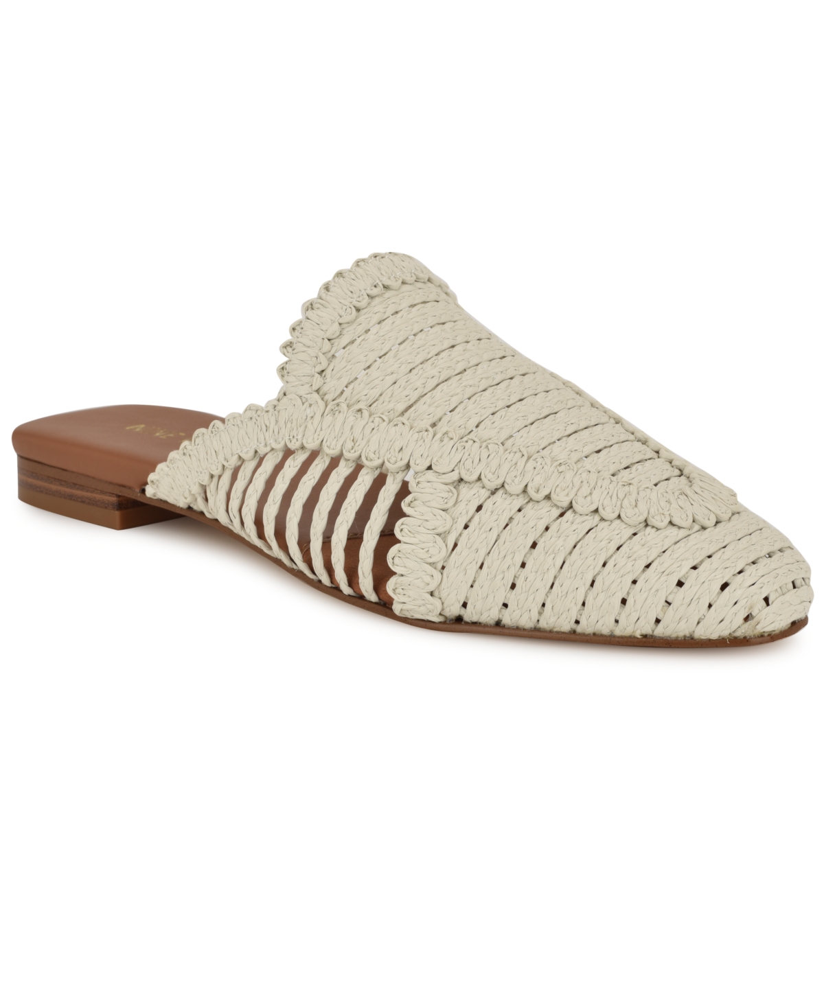 Nine West Campton Mule In Cream