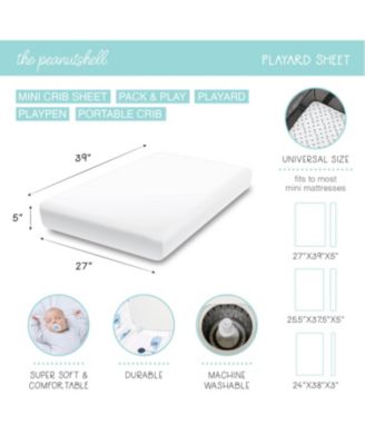 Sealife 3-Pack Fitted Playard Sheets