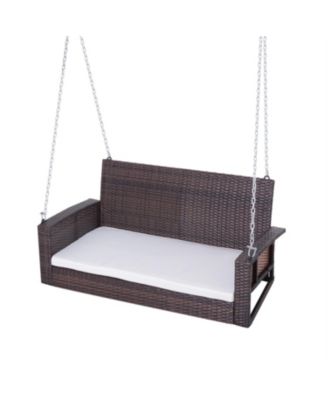Swing Hanging Chain with Padded Cushion for Outdoor Relaxation and Comfort