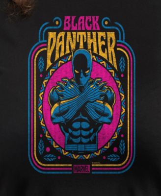 Plus Size Marvel Black Panther Graphic Crew Neck Tee