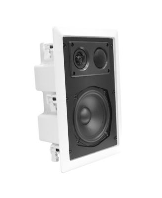 8.0" In-Wall / Ceiling Speakers - 2-Way Stereo Sound, 400W Max Power, Flush Mount, White