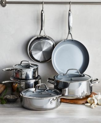 Valencia Pro Stainless Steel 10-Pc. Cookware Set