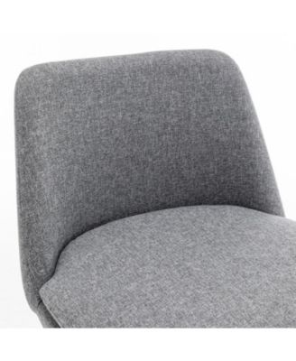  Set of 2  Upholstered, Metal Legs   25.6", 360° Swivel  Counter Height Stools