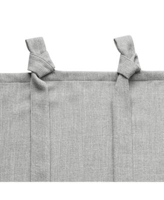 Garrett Textured Tie Knots Curtains Pair, 52"X108"
