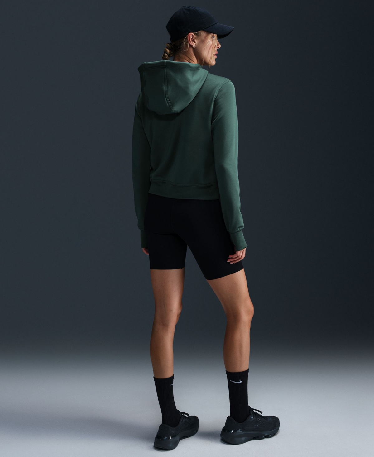 Shop Nike One Women's Therma-fit Pullover Logo Hoodie In Vintg,whit