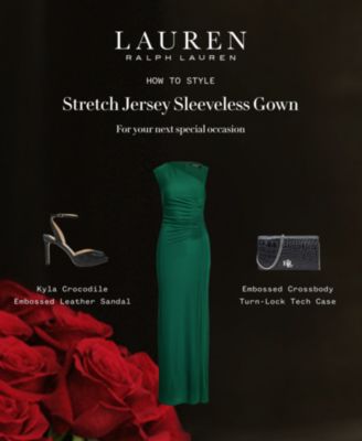 【送料&関税込】Ralph Lauren Leonidas Sleeveless Gown Lauren Ralph Lauren Leonidas Sleeveless Gown - Black