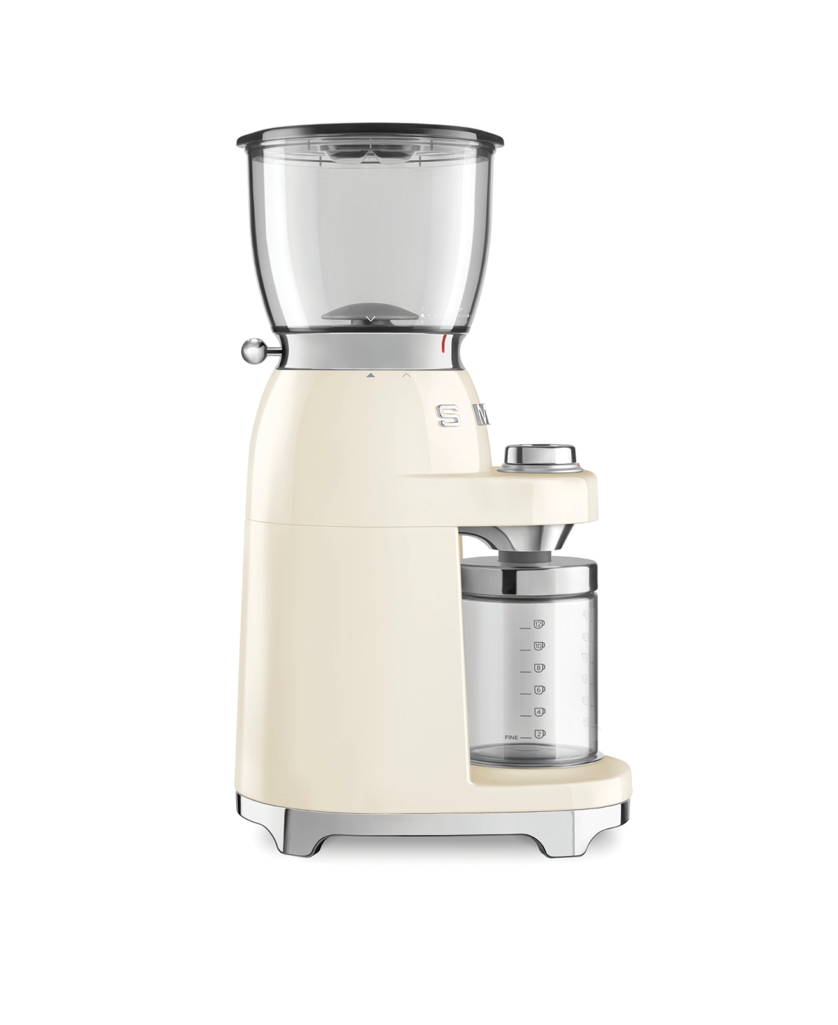 Smeg Off-white Retro-style Coffee Grinder In Cream