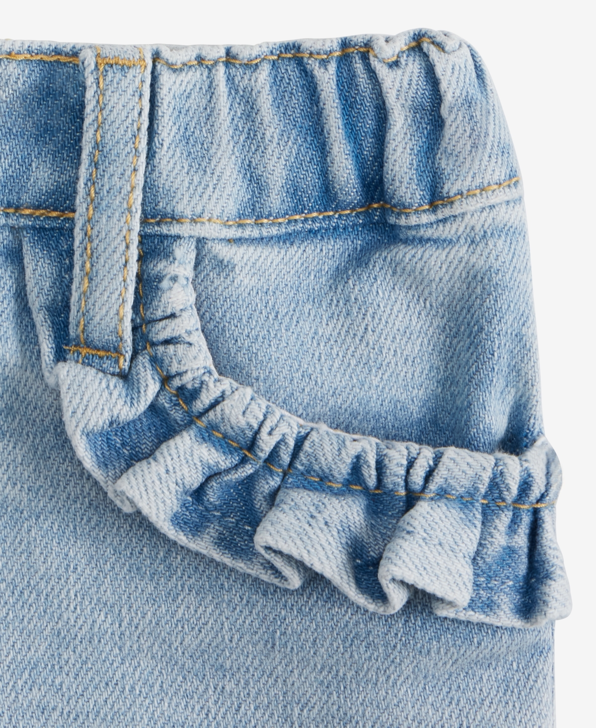 Epic Threads Toddler Girl Ruffle-pocket Jean Shorts, Exclusively At Macy's In Canning Wa