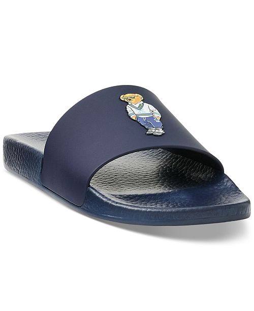 alfani Polo Ralph Lauren Men's Polo Bear Slide Sandal Men's Shoes