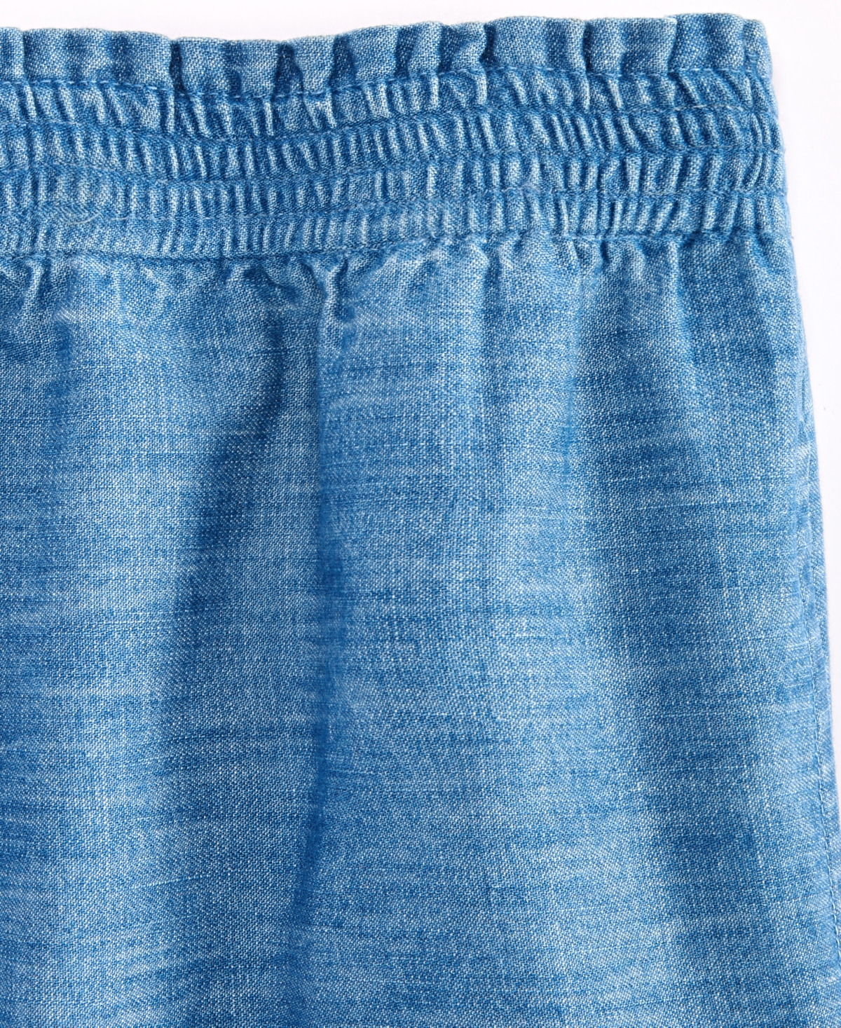 Shop Epic Threads Kid Girl Eyelet-trim Chambray Skirt, Exclusively At Macy's In Lt Medium
