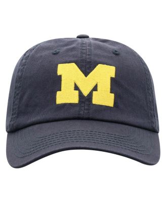 Men's Navy Michigan Wolverines Team Logo Washed Adjustable Hat