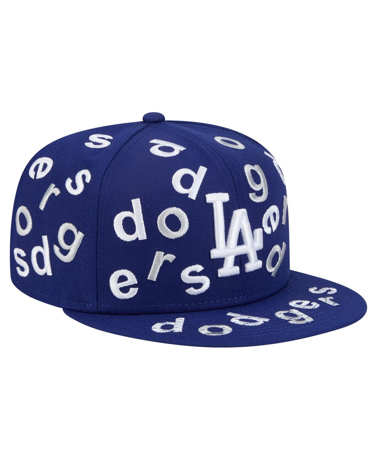 Shop New Era Men's Royal Los Angeles Dodgers Team Confetti 59fifty Fitted Hat