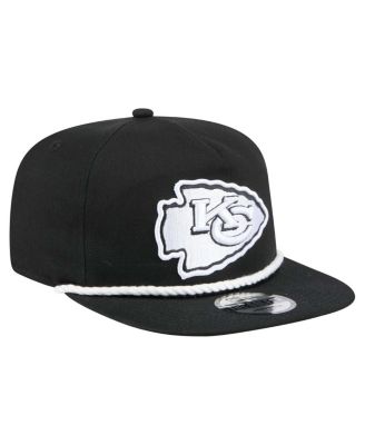 Men's Black Kansas City Chiefs B-Dub Golfer Snapback Hat