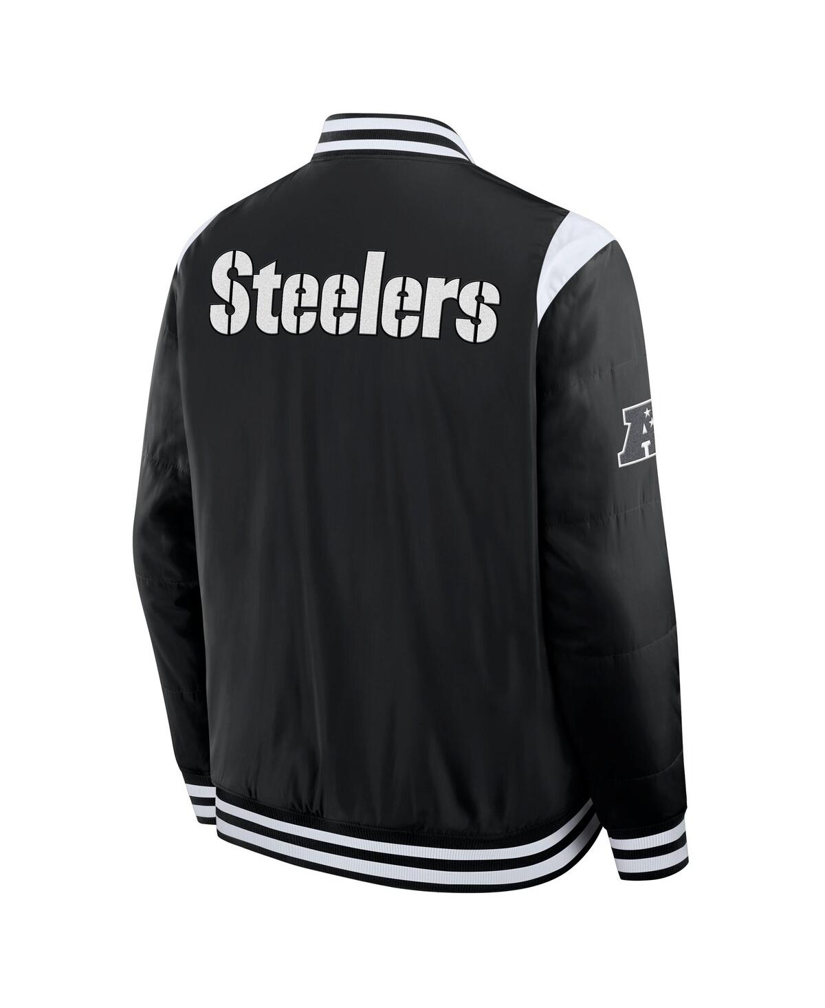 Fanatics Men's And Women's Black Pittsburgh Steelers Elements Elite Full-snap Jacket In Black